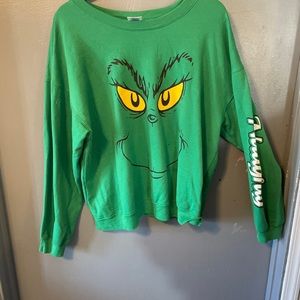 Mr Grinch Christmas sweatshirt sz 3x